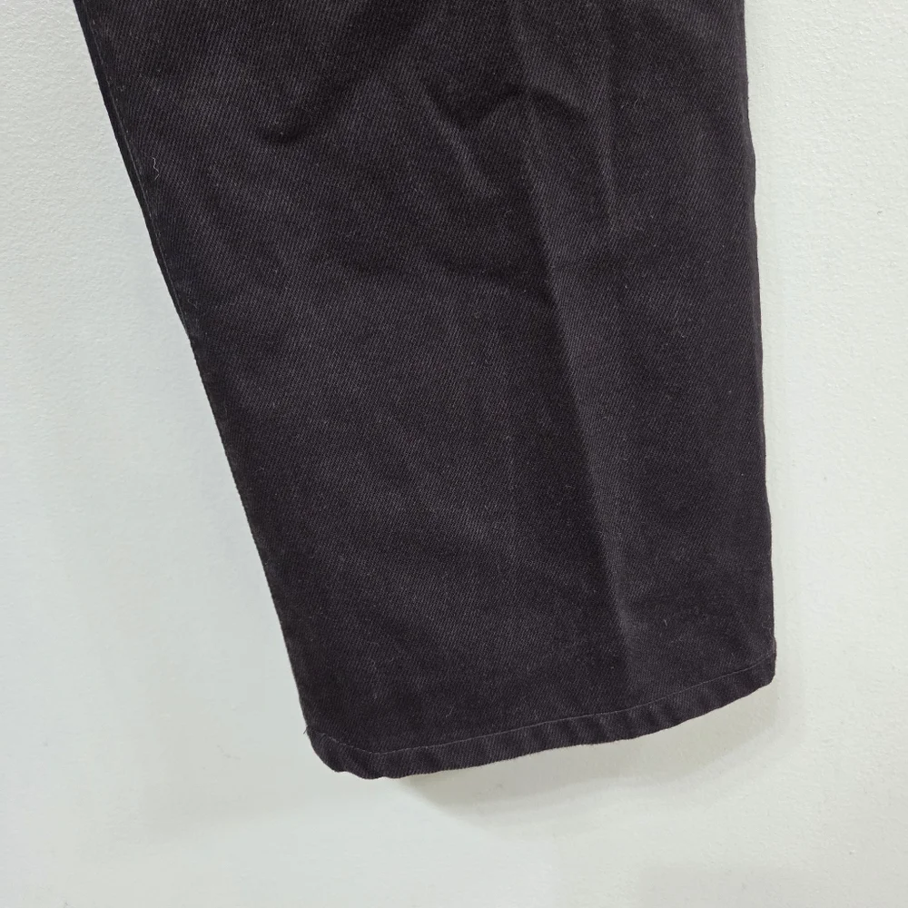 Levi's 501 Button Fly Men's Black Jeans 42x30 Straight Leg‎ Streetwear